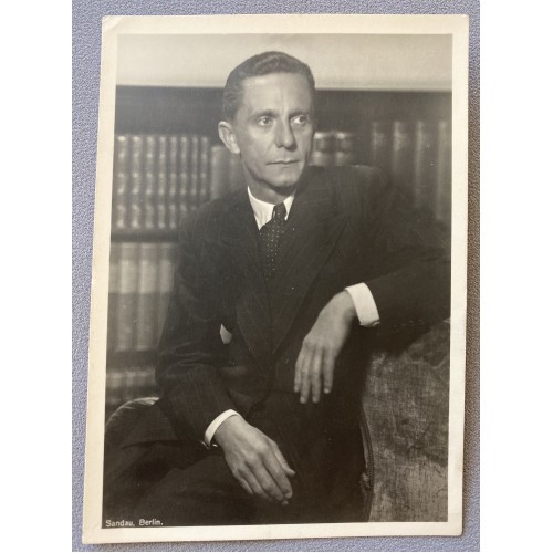 Dr. Joseph Goebbels Postcard # 7505