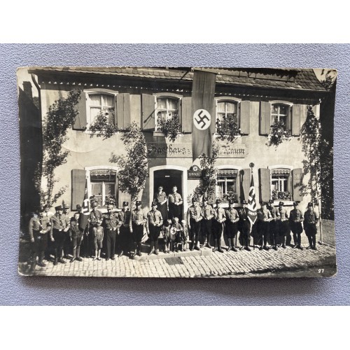 Parteilokal Völkel Ortsgr. Happurg (Gau Mittelfranken) Postcard # 7517