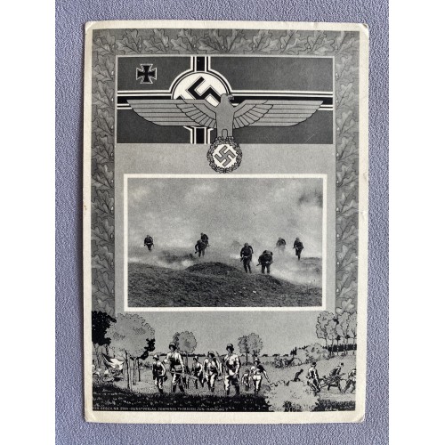 Hans F. Martin Spezial-Verlag für Wehrmacht Postcard # 7522