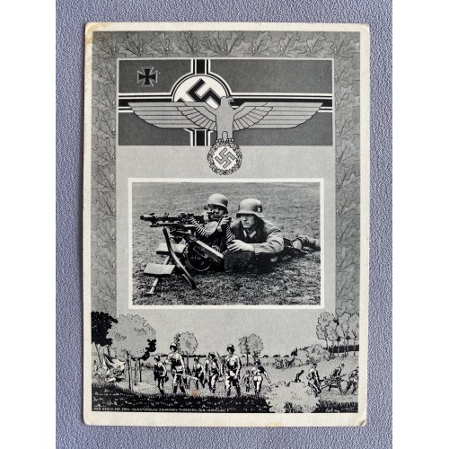 Hans F. Martin Spezial-Verlag für Wehrmacht Postcard # 7523