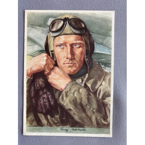 W. Willrich Aufklärungsflieger Postcard