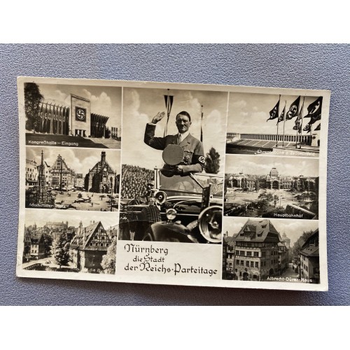 Hitler Nuremberg Postcard # 7593