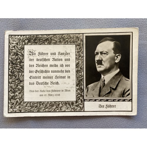 Der Fuhrer Postcard # 7597