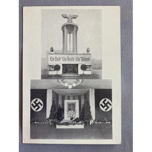 10. April 1938 Wahl-Pavillon der Oesterreicher in Leipzig Postcard # 7625