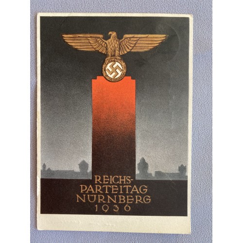 Reichsparteitag Nürnberg 1936 Postcard
