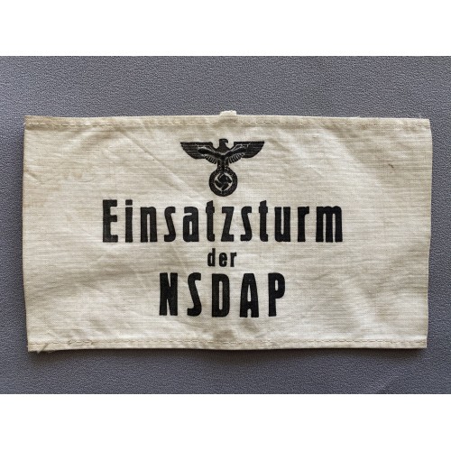 Einsatzsturm der NSDAP Armband # 7734