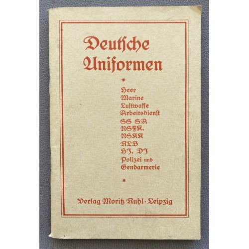 Deutsche Uniformen Verlag Moritz Ruhl Leipzig # 7753