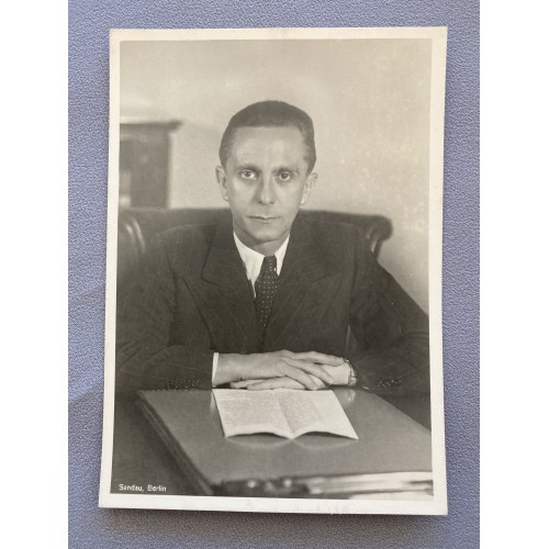 Dr. Joseph Goebbels Postcard # 7776