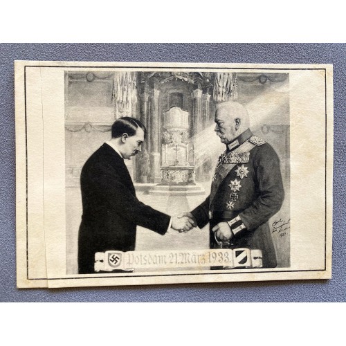 Hitler Potsdam Postcard # 7835