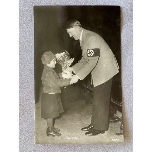 Unser Führer H.K. 743 Postcard