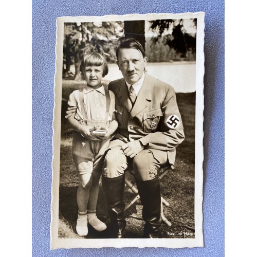 Hitler Rast im Harz Postcard