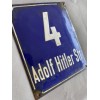 Adolf Hitler Str. 4 Sign