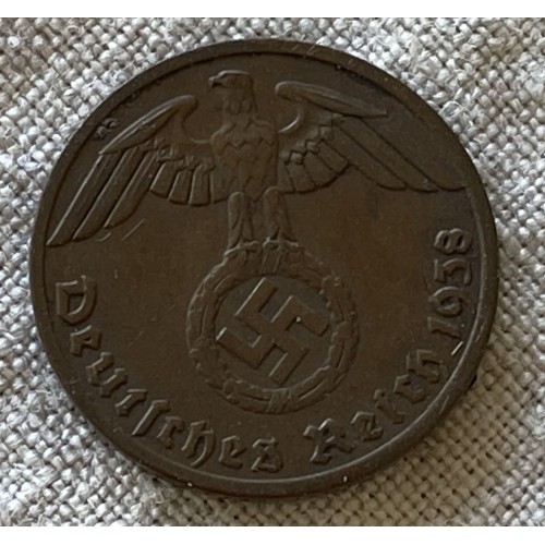 Deutsches Reich 1938 1 Reichspfennig