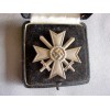 War Merit Cross with Swords, Cased.  # 3684