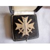 War Merit Cross with Swords, Cased.  # 3684