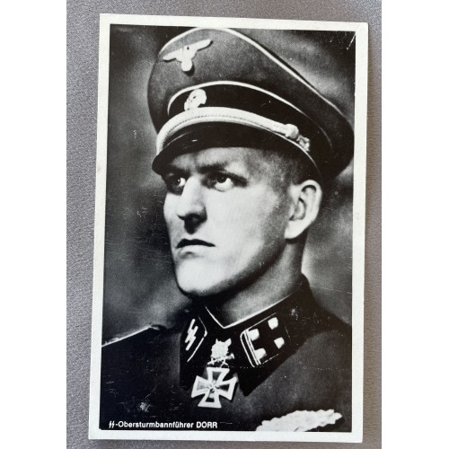 SS Oberstrumbannführer Dorr Postcard # 7916