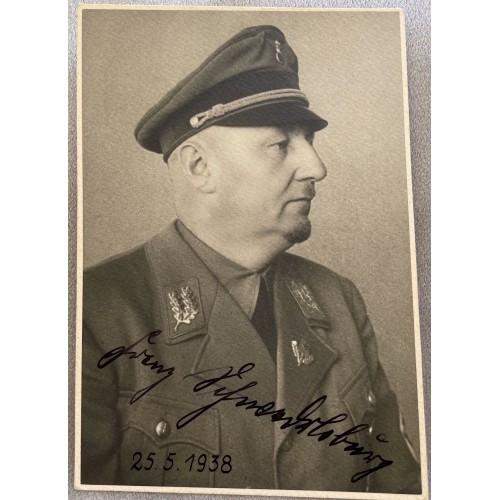 Gauleiter Franz Schwede-Coburg Signed Photo 