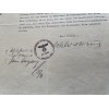 Odilo Globocnik Signed Document # 7954