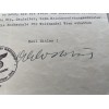 Odilo Globocnik Signed Document