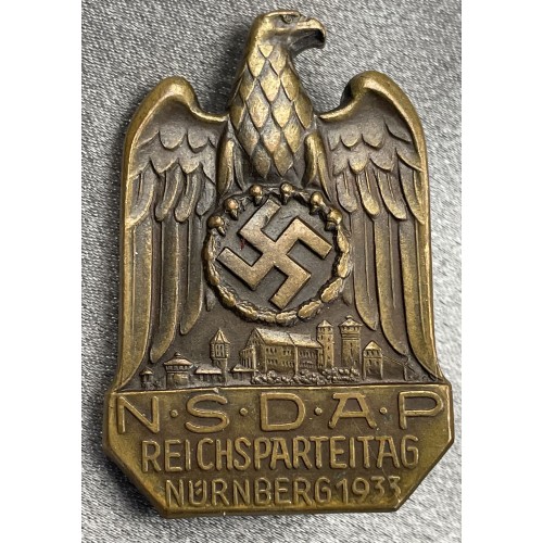 NSDAP Reichsparteitag Nürnberg Tinnie   # 8008