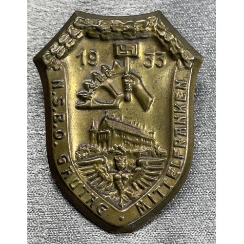 N.S.B.O. Gautag Mittelfranken 1933 Tinnie