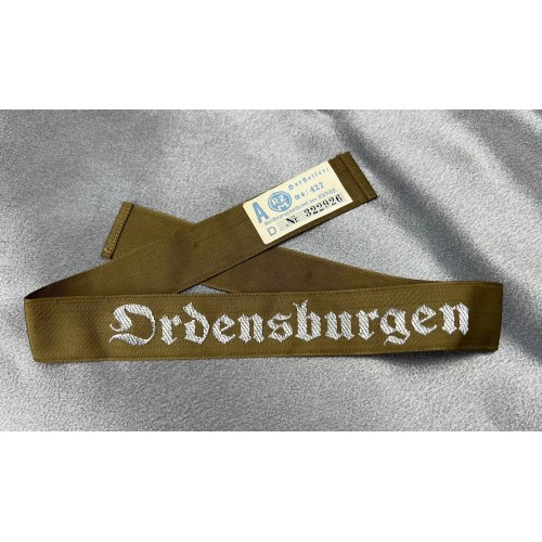 Ordensburgen School Cuff Title