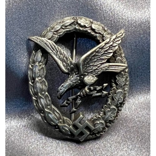 Luftwaffe Air Gunner and Flight Engineer Badge # 8176