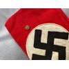NSDAP Armband with NSDAP 10 year stickpin # 8185