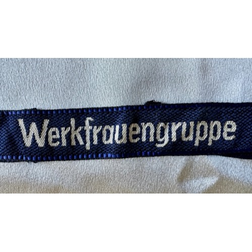 NSDAP Werkfrauengruppe Cuff Title # 8196