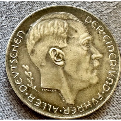 Adolf Hitler Medallion # 8220