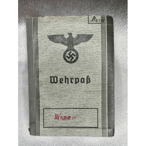 Wehrmacht Wehrpass # 8244