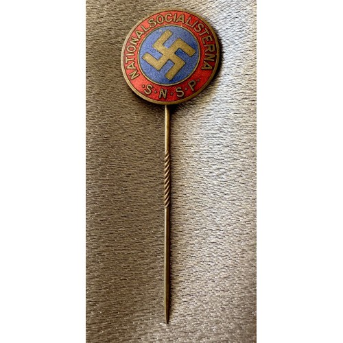 Swedish Nationalsocialistiska Arbetarpartiet (S.N.S.P.) Stickpin # 8255