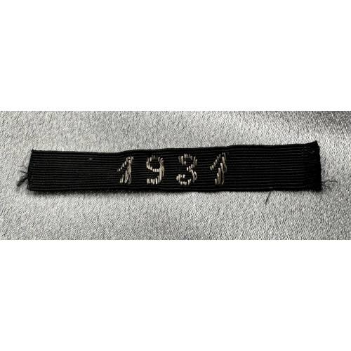 NSDAP Entry Year Ribbon # 8281