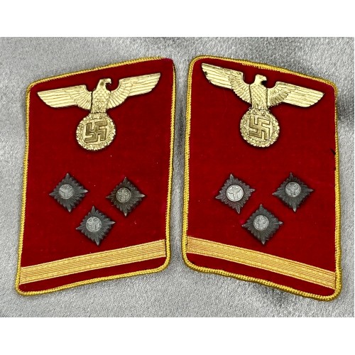 Reichsleitung Obereinsatzleiter Collar Tabs