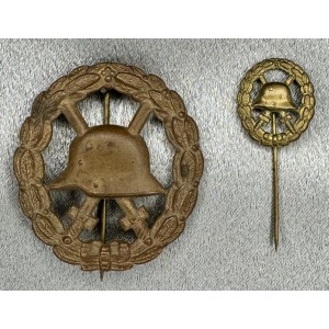WWI Gold Wound Badge Set # 8289