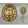 WWI Gold Wound Badge Set # 8289