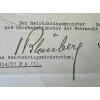 Adolf Hitler Signed Document # 8350