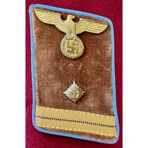 Ortsgruppe Hauptarbeitsleiter Collar Tab # 8419
