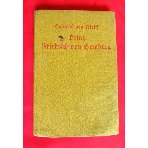 "Prinz Friedrich von Homburg" Book