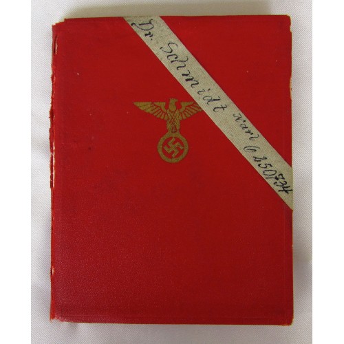 NSDAP Membership Book # 5100