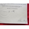 Hitler Signed Document