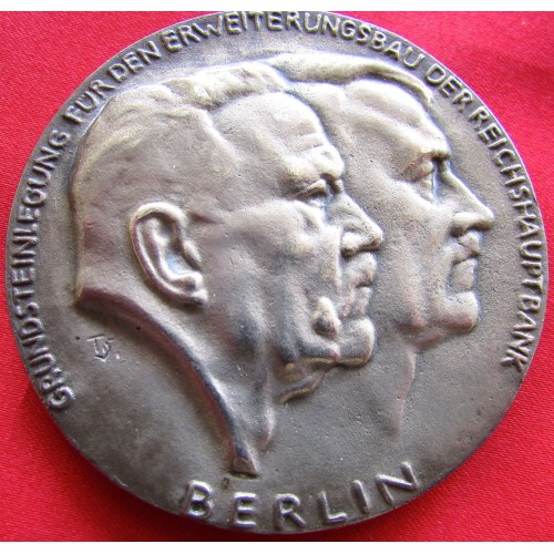 Hindenburg Hitler Silver Medallion