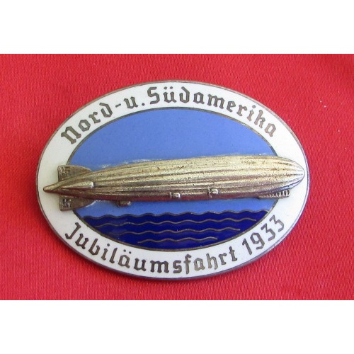 Zeppelin Enamel Badge