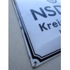 NSDAP. Kreisleitung Leslau Party Sign # 5010