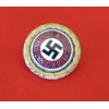 Golden Party Badge #1592 belonging to SS Standartenfuhrer and Deputy Gauleiter  Anton Mundler # 5053