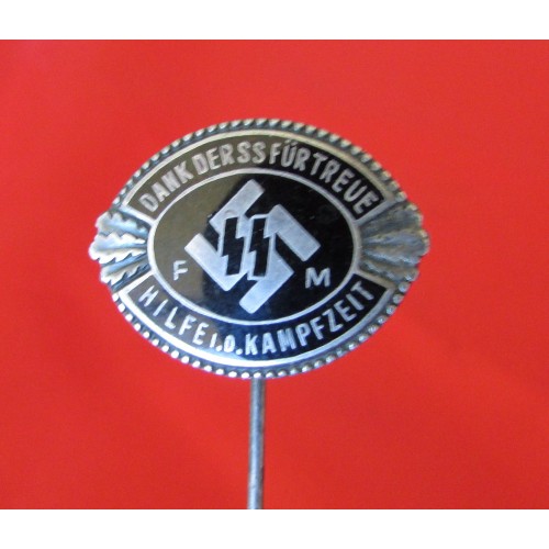 Silver SS-FM Honor stickpin