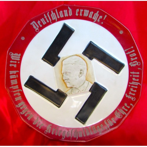 Adolf Hitler Plate # 5095
