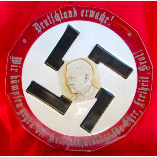 Adolf Hitler Plate