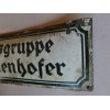 NSDAP Enamel Sign    # 1071