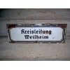 NSDAP Enamel Sign   # 1072